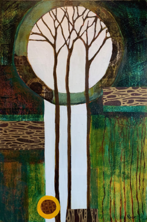 Circle of Life - 36"x24" - Acrylic on Canvas - $1200 (framed)