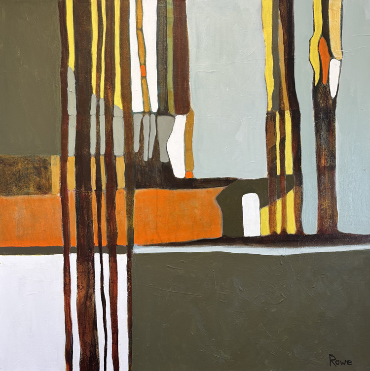 Prairie Roads" - Acrylic on Canvas - 36" x 36" - $1700